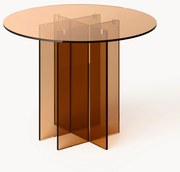 Tavolo rotondo in vetro Anouk, varie misure