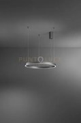 Sospensione etere in metallo e alluminio grigio a led 87w 6090lm 30...