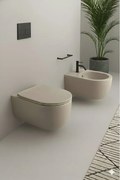 Bidet sospeso sabbia opaco best OLYMPIA CERAMICA L 36 x H 27 x P 53 cm