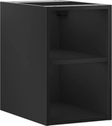 Mexen Box-A armadietto aperto con ripiano 30 cm, nero opaco - 91AX2-0300-470-0-71