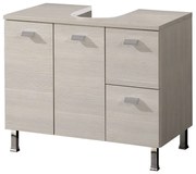 Colonna per mobile bagno Rimini 2 cassetti 2 ante P 43.5 x L 72 x H 60 cm larice