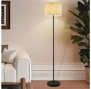 Brilagi - Lampada da terra NORDIC WAVE 1xE27/15W/230V lino/nero