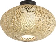 Plafoniera Japandi in bambù 42cm IP44 - Moana