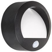 Rabalux 7969 - Applique a LED da esterno con sensore AMARILLO LED/1,5W/3xAA IP44 nera