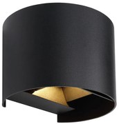 Globo 34168RB - Applique a LED da esterno VERONIKA 2xLED/3W/230V IP44 nero