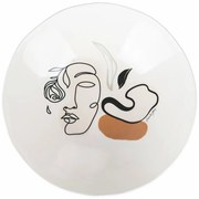 Insalatiera in ceramica , ø 31,5 cm Face to Grey - VDE Tivoli 1996