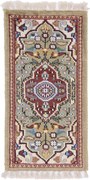 Agra Tappeto orientale 30 x 60 (Indian) Annodato A Mano