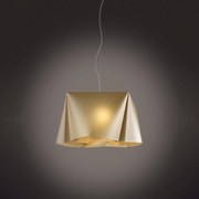 Sospensione Moderna 1 Luce Wanda In Polilux Oro D45 Made In Italy