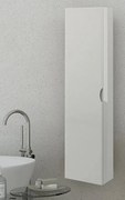 Colonna per mobile bagno Vague BADEN HAUS 1 anta P 20 x L 35 x H 140 cm grigio chiaro placcato