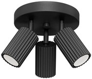 Sollux SL.1582 - Faretto KARBON 3xGU10/10W/230V nero