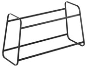 Scarpiera nera a due livelli Derby - Metaltex