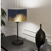 Eglo 39975 - Lampada da tavolo CASUARITA 1xE27/40W/230V blu/oro
