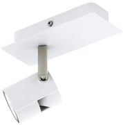 Spot Contemporaneo Vergiano In Alluminio Bianco 1 Luce Gu10 4,8W Ip20