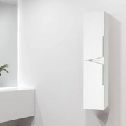Colonna da bagno reversibile 160 cm HAITI Larice Bianco