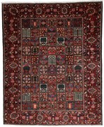Persian Tappeto 380x310 Rosso (Iran) Annodato A Mano