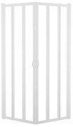 Box doccia angolare con porta pieghevole, acrilico 2 mm, L 76-80 cm x L 76-80 cm, H 185 cm, bianco Los