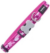 Collare per Cani Red Dingo Fucsia Mimetico (1,5 x 24-36 cm)