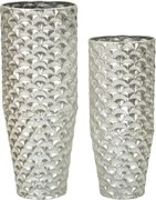 Porta Vasi Coppia Silvy Cm Ø 37X92X-32X75