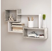 Mensola TRIO 54x87 cm grigio/bianco