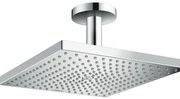 Soffione doccia HANSGROHE Raindance E 300 a soffitto in ottone cromo L 30 x H 15.8 x P 15.8 cm anticalcare 1 getto