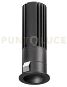 Gfa1411c- faretto led ad incasso colore nero 3000k 900lm 10w d.3,5cm