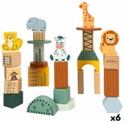 Set di Costruzioni Woomax animali 28 Pezzi (6 Unità)