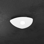 Plafoniera Moderna Shape Metallo Bianco 1 Luce Gx53