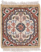 Agra Tappeto orientale 30 x 30 (Indian) Annodato A Mano