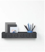 Mensola da parete nera per bambini Sleek - LEGO®
