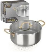 Casseruola 26 cm triplo strato Tri Ply - Gold con coperchio