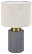Rabalux 74045 - Lampada da tavolo GLOVY 1xE14/40W/230V grigia