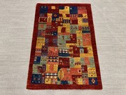 Gabbeh Tappeto 140x100 Rosso (Iran) Annodato A Mano