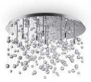 Lampada da soffitto neve pl12 cromo