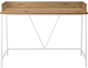 Scrivania con piano effetto rovere 50x120 cm Savona - Støraa