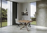 Tavolo Allungabile Volantis - Design Elegante e Funzionale, 90x120/224 cm Volantis / Quercia Natura