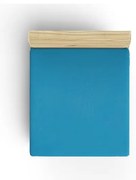 Lenzuolo blu in cotone elasticizzato 140x190 cm - Mijolnir