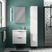 Pensile bagno Jnka specchio in truciolare SENSEA, 1 anta apertura da destra e sinistra P 14 x L 50 x H 75 cm