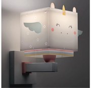 Dalber 64599 - Applique per bambini LITTLE UNICORN 1xE27/15W/230V