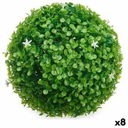 Pianta Decorativa Fogli Fiori Sfera Plastica 22 x 22 x 22 cm (8 Unità)