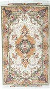 Tabriz Tappeto 80x130 Beige (Iran) Annodato A Mano