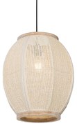 Lampada a sospensione orientale naturale 35 cm - Rob