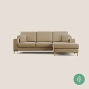 Michael divano angolare reversibile in tessuto ecosostenibile beige X