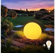 Lampada LED da esterno GLOBO 1xE27/9W/230V diametro 40 cm IP44
