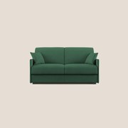 Evans Divano letto in morbido tessuto impermeabile T02 verde 149 cm (mat. 120x197)