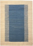 Kilim Tappeto 150 x 210 Blu (Iran) Tessuto A Mano