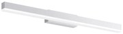 Applique Da Parete Moderno Fichte Metallo Bianco Acrilico 1 Luce Led 14W