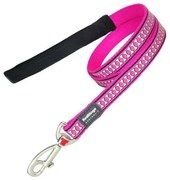 Guinzaglio per Cani Red Dingo Riflettente Fucsia (2 x 120 cm)