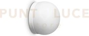 Cotton applique a parete in vetro bianco 1 luce attacco gx53 lampad...