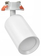 Faretto GU10 da Incasso Orientabile Foro Ø51mm - Bianco Colore del corpo Bianco
