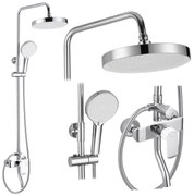 Set doccia REA BLOOM WHITE CHROME